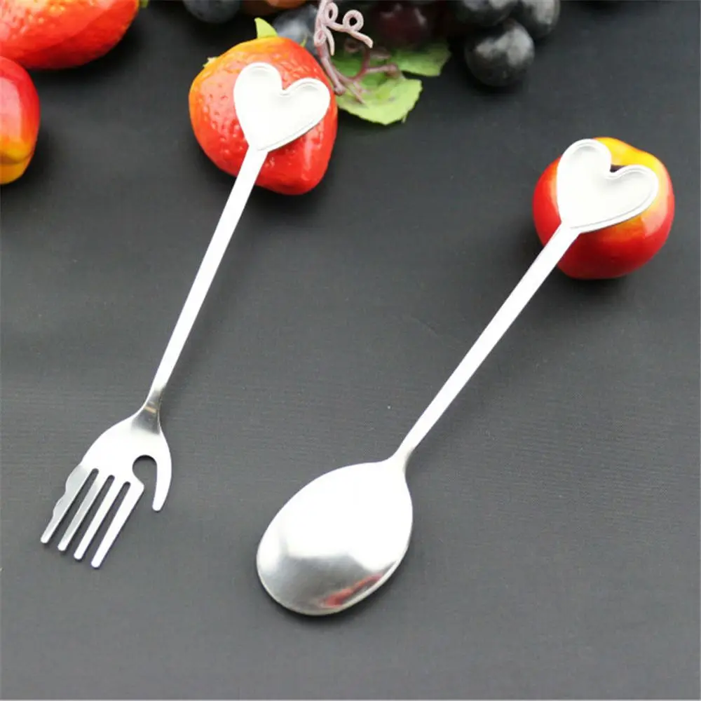 2 шт. серебристые столовые приборы из нержавеющей стали|fork set|stainless forkstainless steel fork |