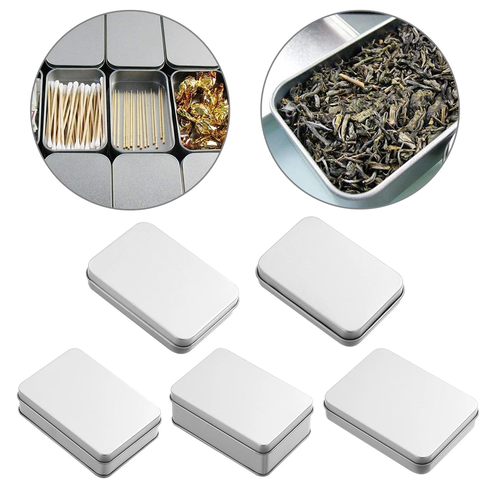 1 шт. Новая Металлическая жестяная коробка для банок водонепроницаемые