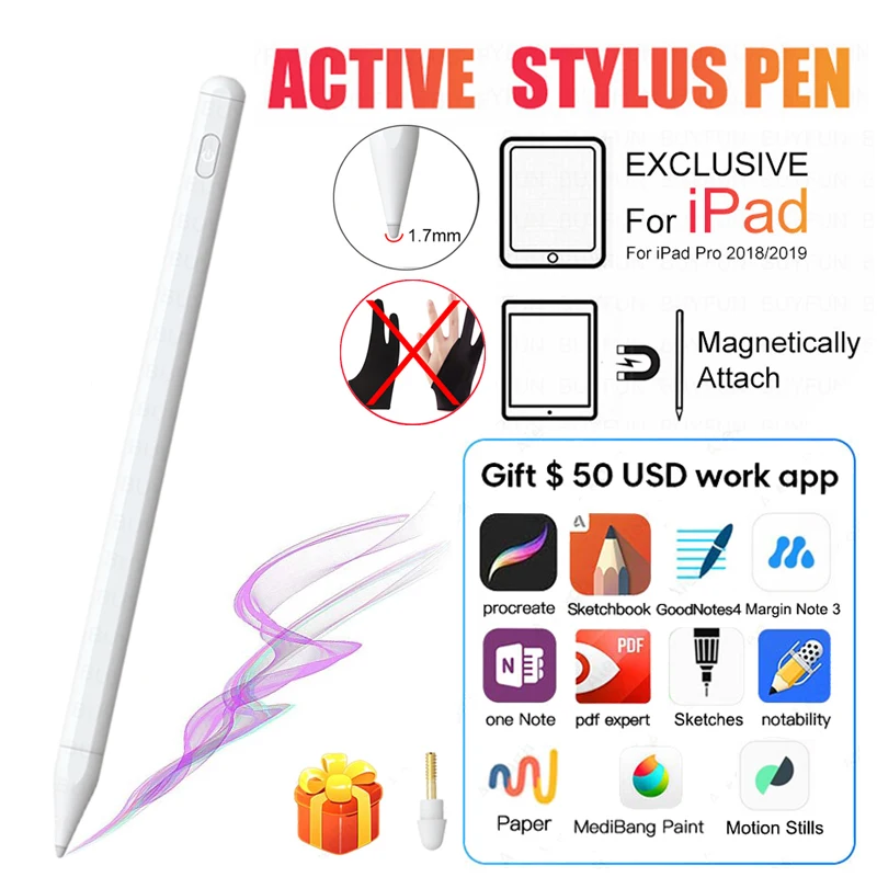 Емкостный сенсорный экран для iPad Air 3 2019 9 7 дюйма Air3/2/1 стилус планшета не Apple Pencil 1