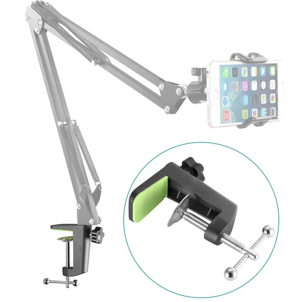 Сверхмощный металлический Настольный монтажный зажим Neewer подвеска для