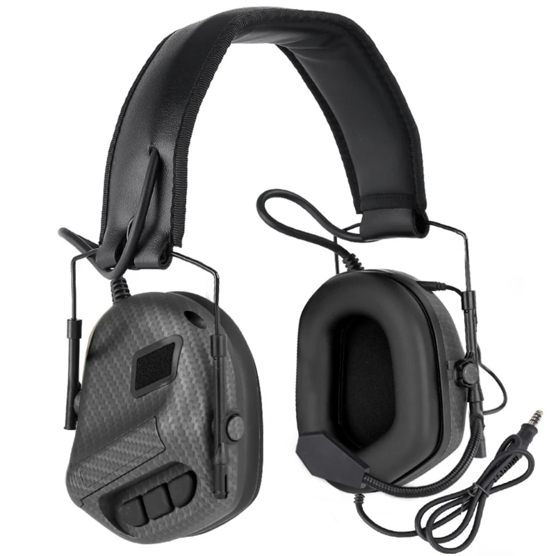 

Head-Mounted Communication Noise Canceling Headphones Sound Pickup Noise Reduction Headset For Outdoor Shooting Military