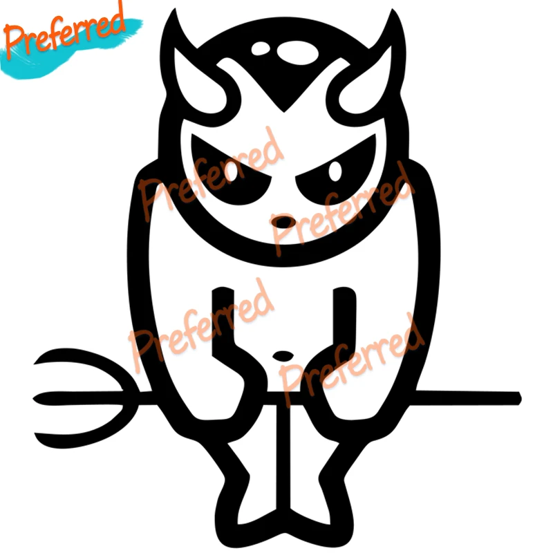 

Cute Devil Vinyl Film No Background for Tuning Japanese Car JDM Style Stickers Car Stickers Decal Anime Cute Car Accessories