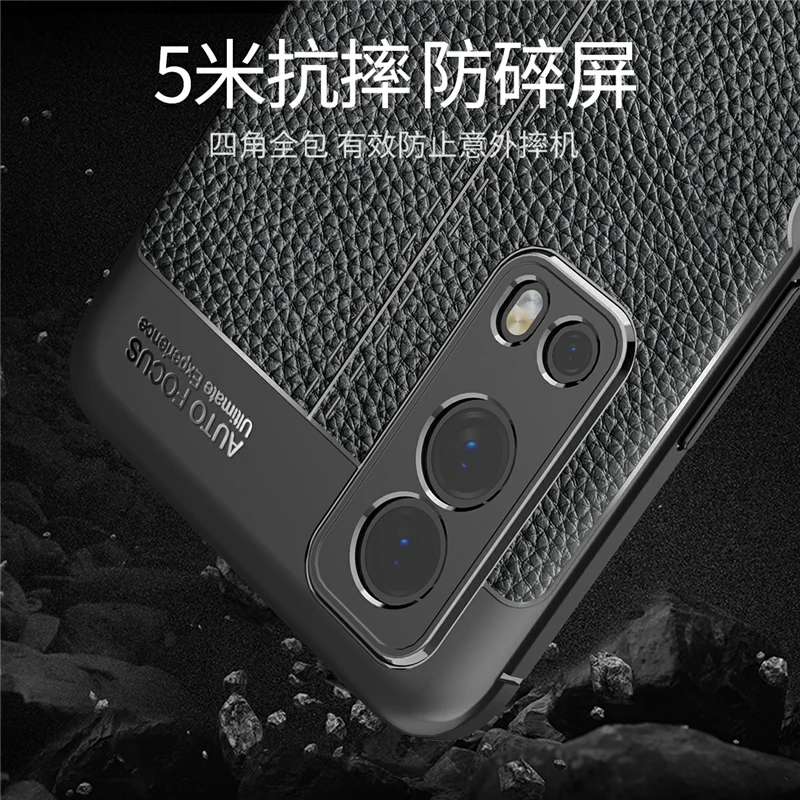 For Vivo iQOO Z3 Case Cover Leather Soft TPU Silicone Shockproof Armor Bumper Back Cover iQOO Z 3 Phone Case For Vivo iQOO Z3