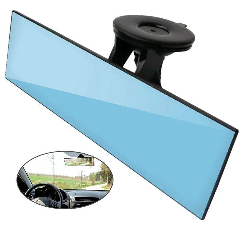 

Автомобильное зеркало заднего вида, антибликовое Универсальное автомобильное зеркало заднего вида с присоской голубое зеркало-уменьшает слепое пятно А