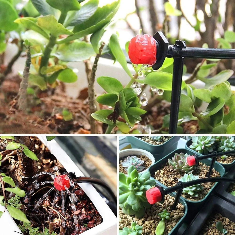 40m Drip Irrigation Kit Patio Plant Watering Garden Agriculture Greenhouse Mist Cooling System Automatic Micro Fl | Дом и сад