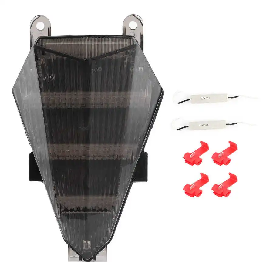 

Motorcycle LED Tail Light with Turn Signals Smoky Lens Fit for Yamaha YZF-R6 2006 2007 2008 2009 2010 2011-2016