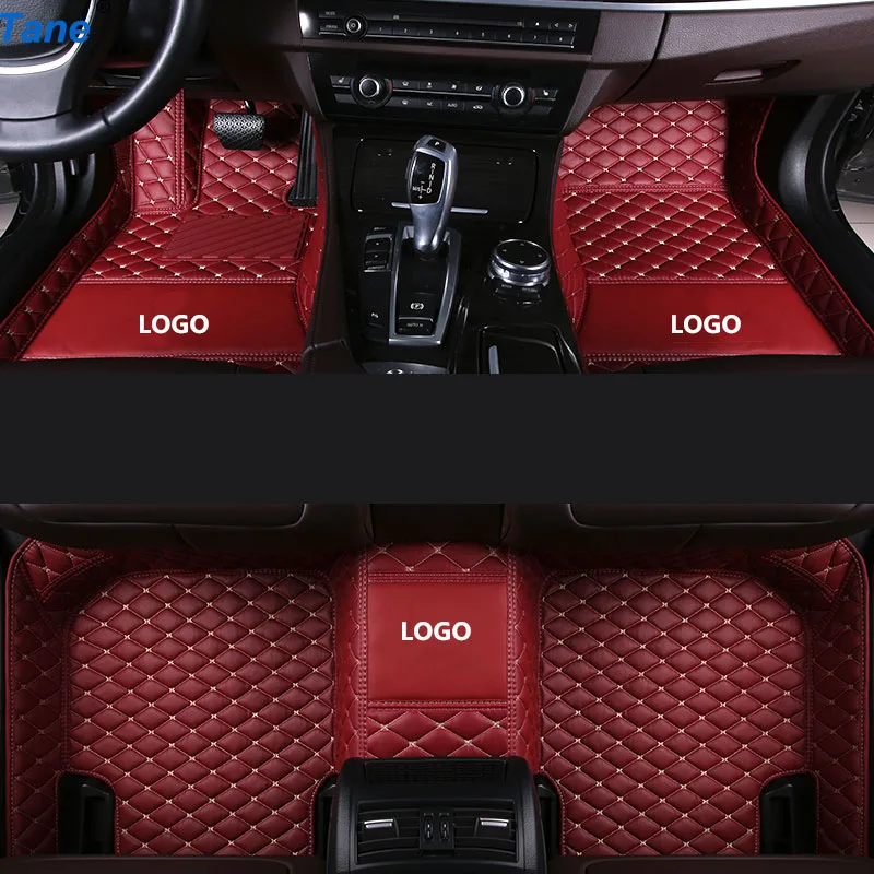 Tane кожаные автомобильные коврики для mitsubishi pajero sport outlander xl pajero 4 outlander 3 ASX Lancer аксессуары ковер