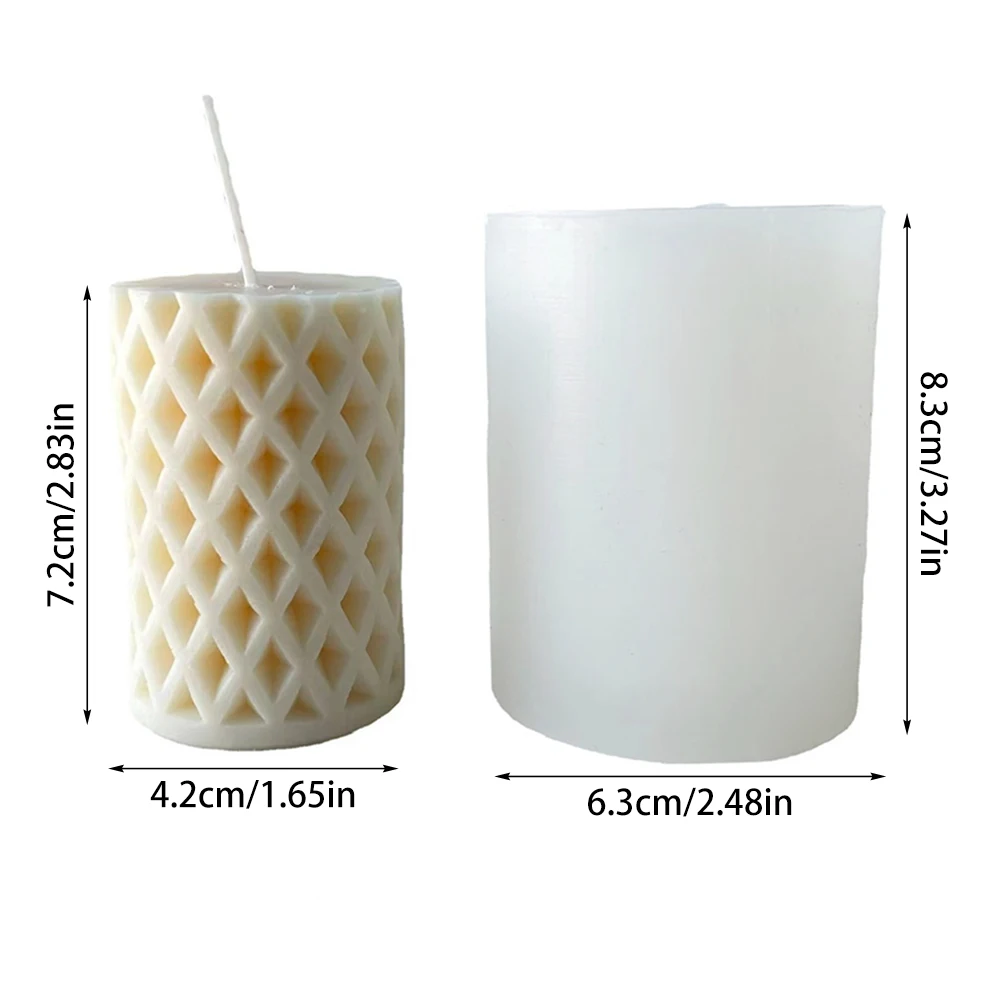 Геометрическая Цилиндрическая Свеча искусственное мыло для изготовления