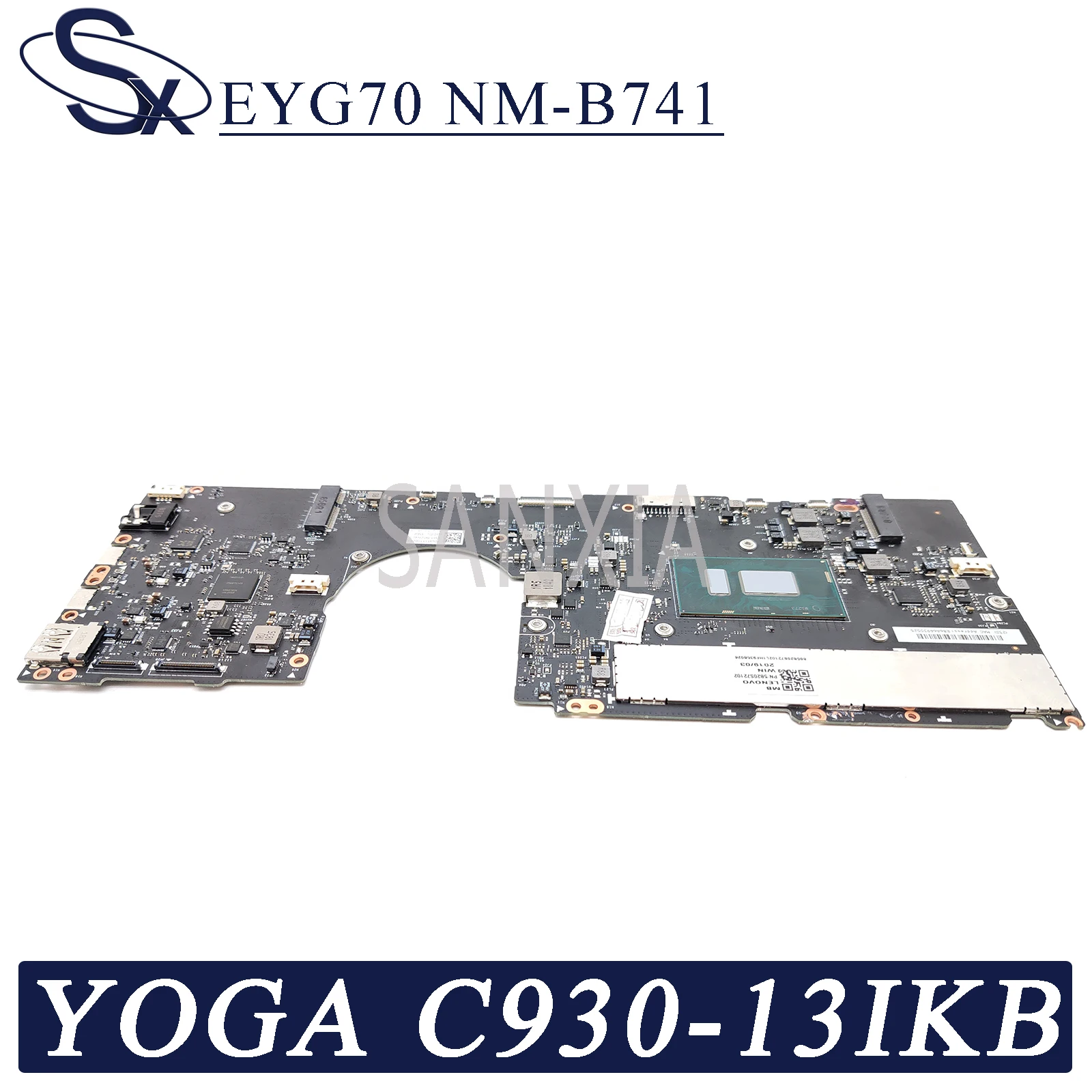 kefu eyg70 nm b741 laptop motherboard for lenovo yoga c930 13ikb original mainboard 8gb ram i5 8250u cpu free global shipping
