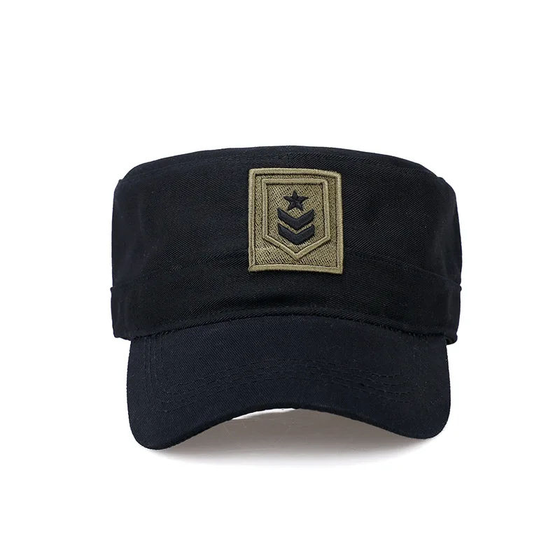 

Spring and Summer New Flat Cap Men's Camouflage Cap Embroidered Baseball Cap Outdoor Leisure Sunshade Military Cap