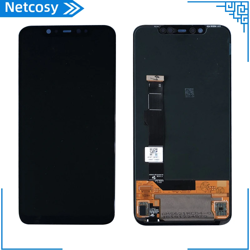 

Netcosy ЖК-экран в сборе для XiaoMI 8 m1803e1a запасная часть ЖК-кодирующий преобразователь сенсорного экрана в сборе Ремонт Замена сломанной части