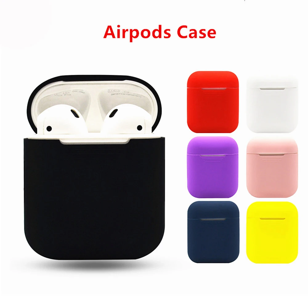 Силиконовый чехол для Apple watch Airpods защитный ударопрочный наушников AirPod