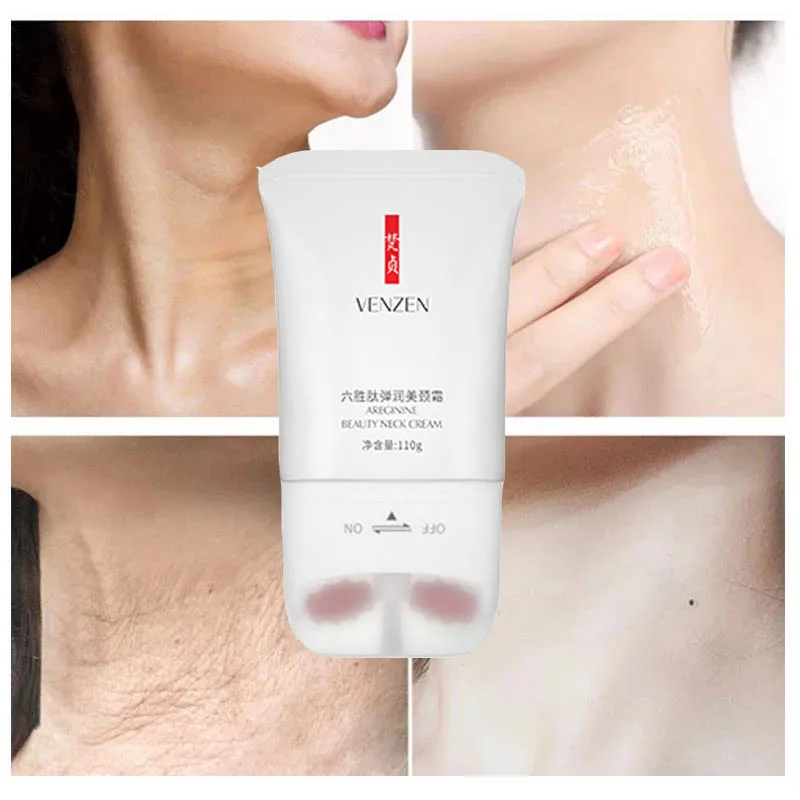 Крем для шеи Beauty с двойным колесиком прокрутки уменьшения и подтяжки морщин