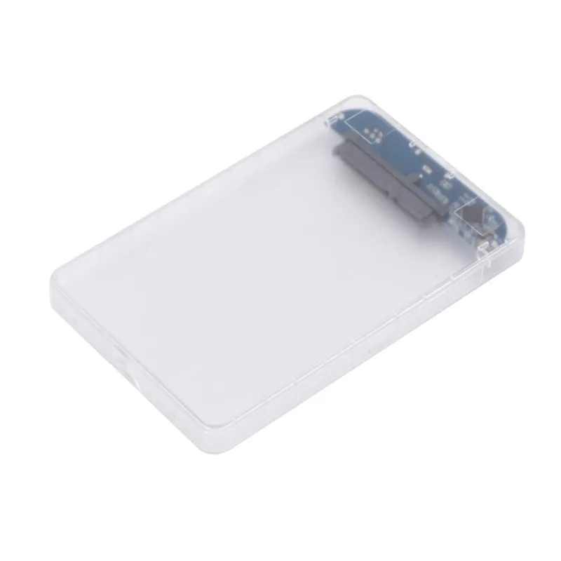 

Grwibeou USB3.0 HDD Enclosure 2.5inch Serial Port SATA SSD Hard Drive Case Support 2TB transparent Mobile External HDD Case
