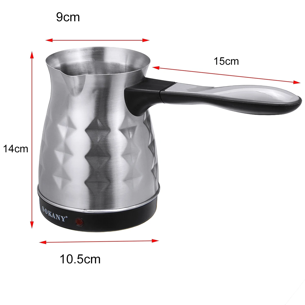 

500ml Coffee Maker Stainless Steel Portable Electric Coffee Pot Fast Heat Resistant Coffee Machine Boiled Milk Coffee Kettle