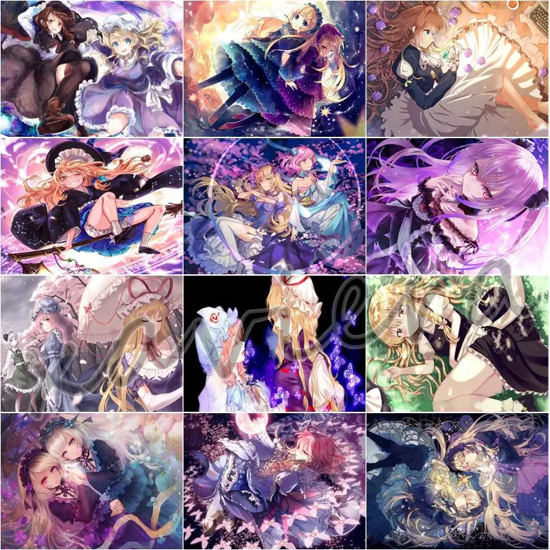 

Xaviera Cartoon Anime Girl Diamond Painting 5D Diy Diamond Embroidery Full Round Square Drill Cross Stitch Kit Home Decoration