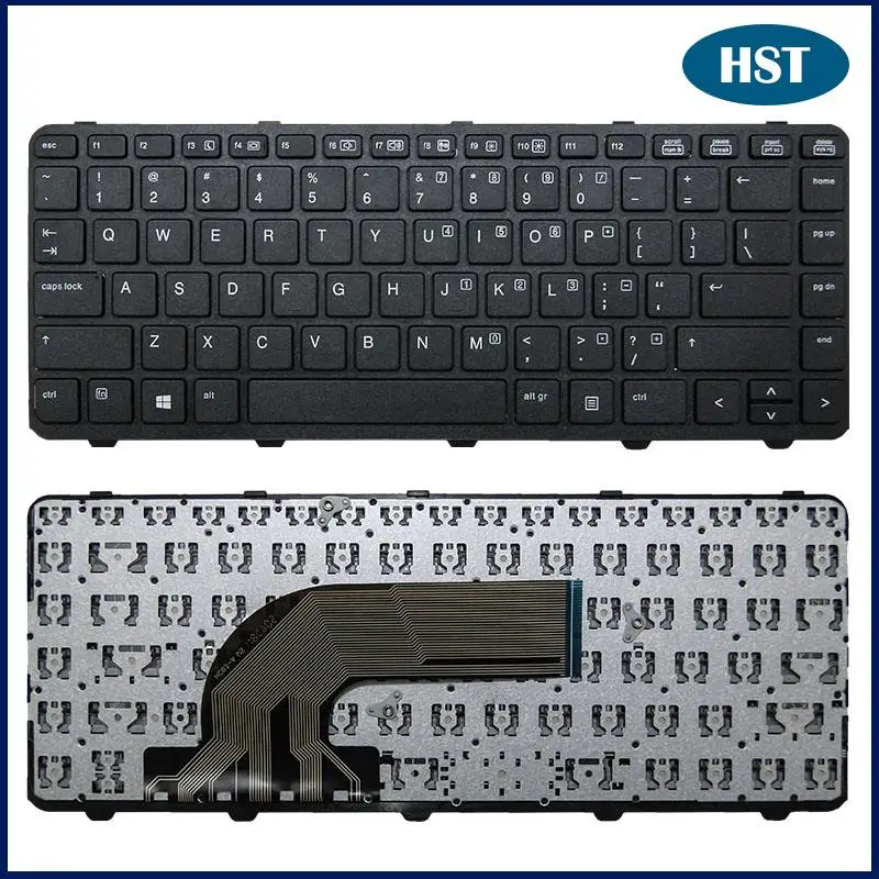 

Черная Клавиатура США для ноутбука HP 440 G1 G2 / 640 G1 / 645 G1 / 445 G1 G2 / 430 G2