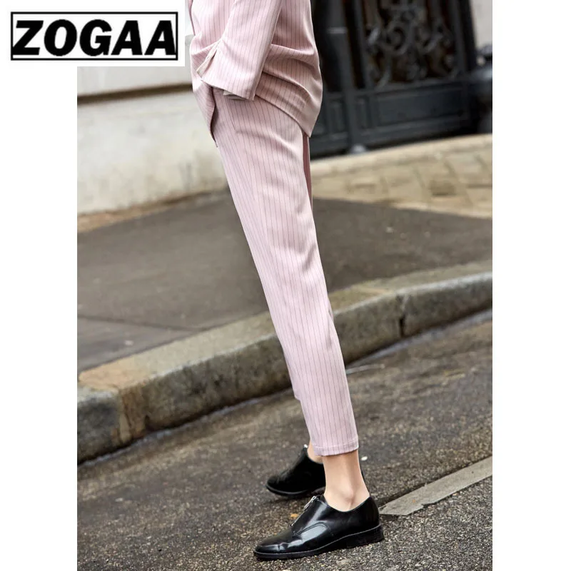 Костюм осенний двубортный офисный женский клетчатый Блейзер Костюмы наборы