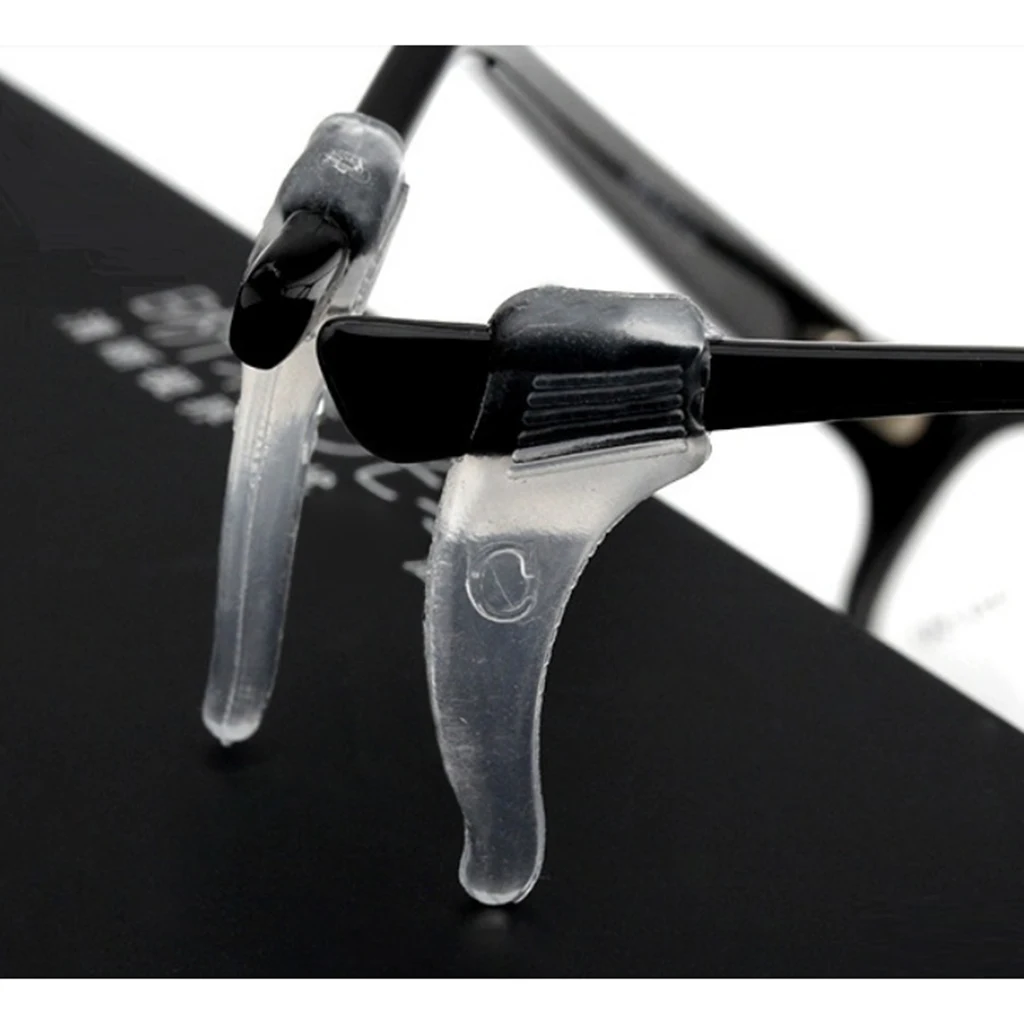 

10 Pairs Anti Slip Silicone Glasses Leg Grip Glasses Holder Tip Ear Hooks