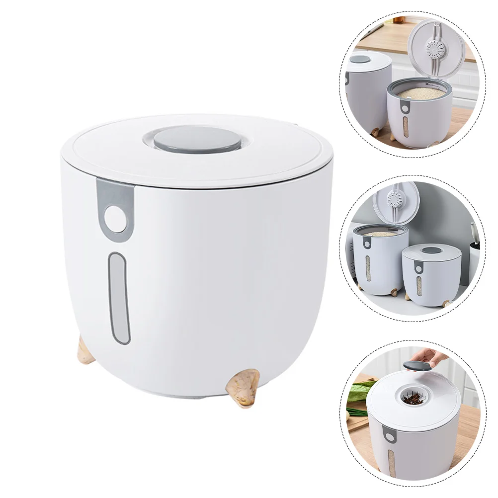 

1 шт., кухонный герметичный контейнер для риса, бытовой кухонный контейнер для хранения риса