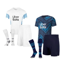men kids kits 2021 2022 olympique de marseille jerseys thauvin payet maillot de foot benedetto kamara om football shirts