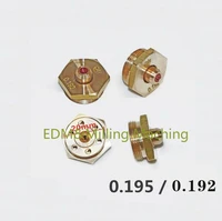 1pc wire cut edm machine ruby diamond water nozzle guid 0 192mm 0 195mm for cnc sparks machine service