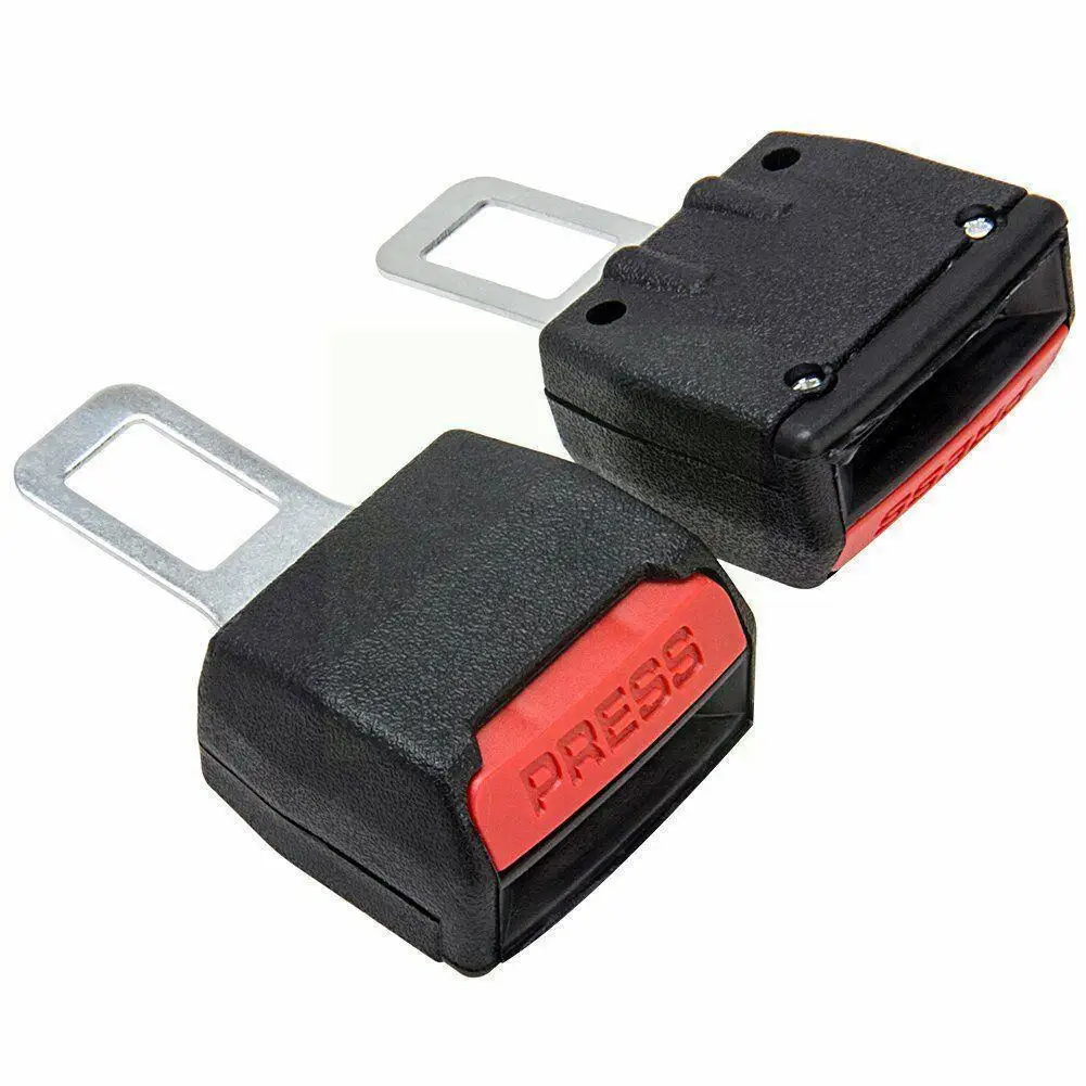 

1Pcs New Universal Car Seat Belt Clip Extender Safety Socket Seat Padding Plug Insert Belt Thick Belt Extender Lock Buckle T0B6