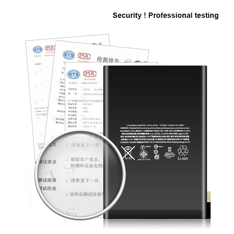 

Original Battery Factory Level Bat Cell for iPad mini 1 mini 2 3 4 5 iPad 2 3 4 Air Air 2 Air 3 MasterXu Repair Tool