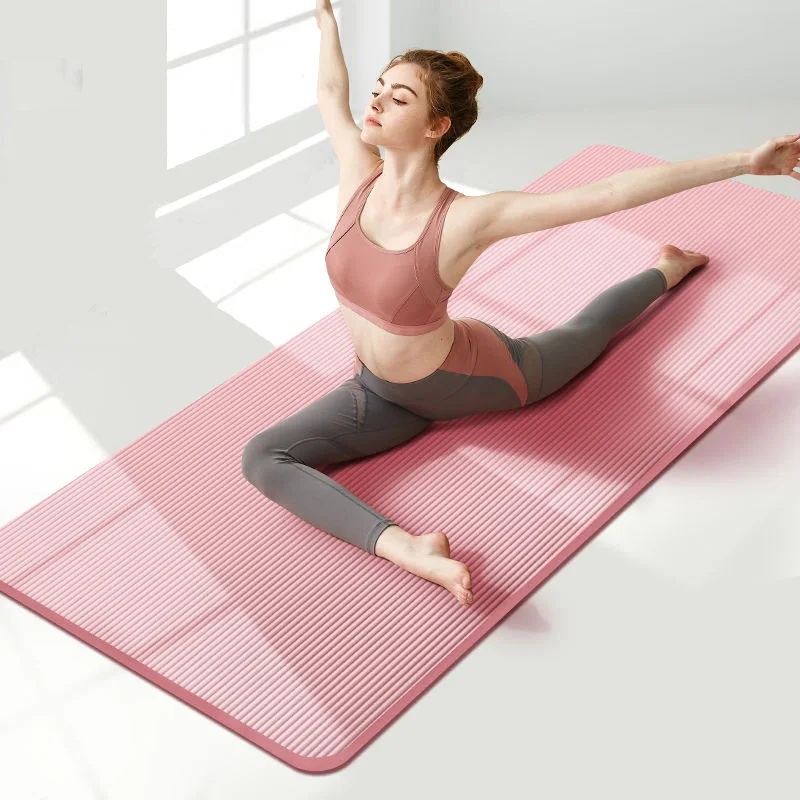 183*61*1.4cm  Thick Yoga Mat, Non Slip Exercise & Fitness Mats with Carrying Strap Yoga Fitness Mats 72 x 24 x 0.31/0.55 Inches