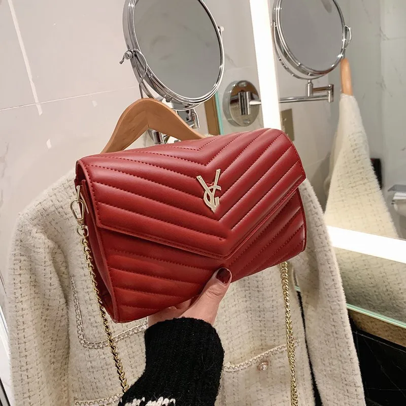 

2021 new fashion handbags online celebrity with texture handbags rhombic embroidered small square bags