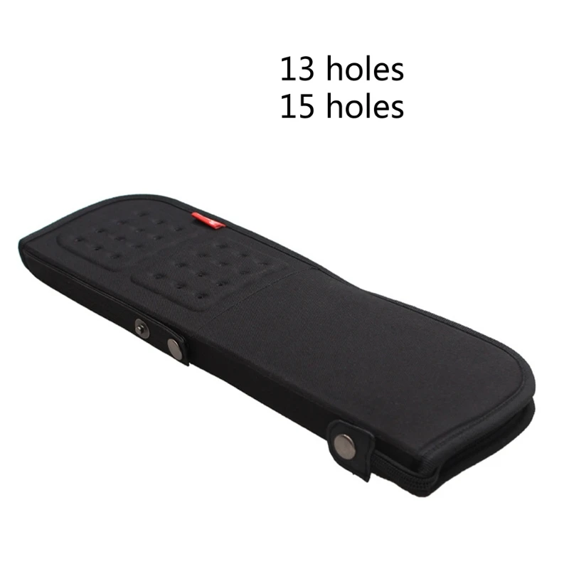 

50LA 13/15 Pockets Artist Paint Brush Holder Zippered Brush Case for Oil Acrylic Watercolor Brush Breathable Painting Kit Canvas