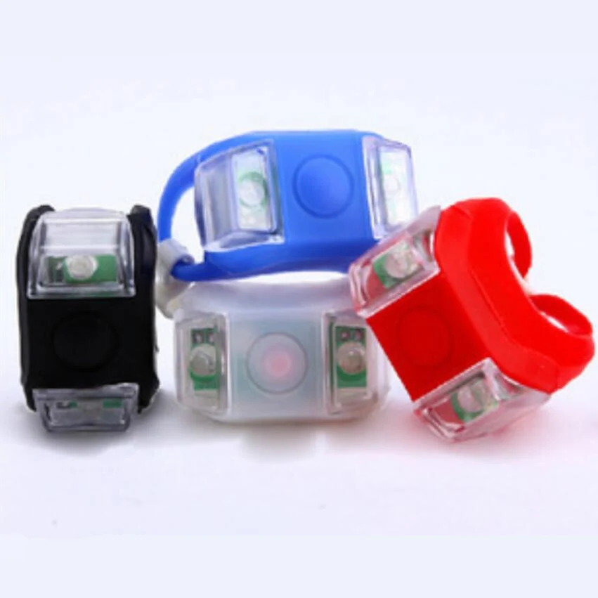 

1pcs Mini Waterproof Silicone mountain Bike Light Cycling Beetle Warning lights Front Rear Tail Lamp Bicycle light BL8022