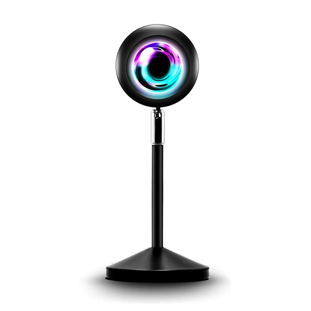 

Светодиодная RGB-лампа с закатом, подсветка с питанием от USB, фон для гостиной, настенное украшение, проекционный светильник, рождественский п...