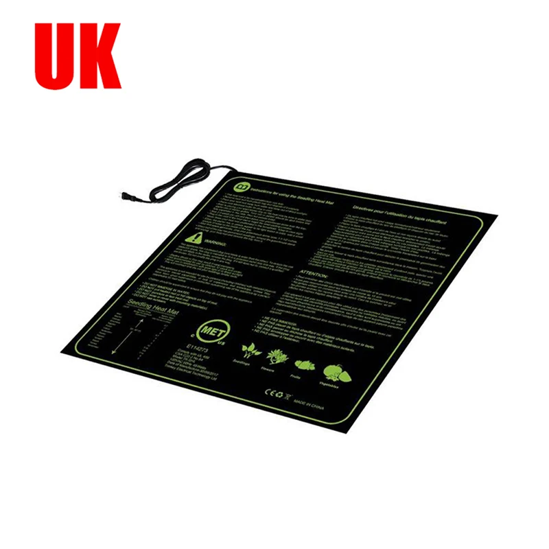 

52x52cm 45W Seedling Heat Mat Plant Seed Germination Warm Hydroponic Heating Pad