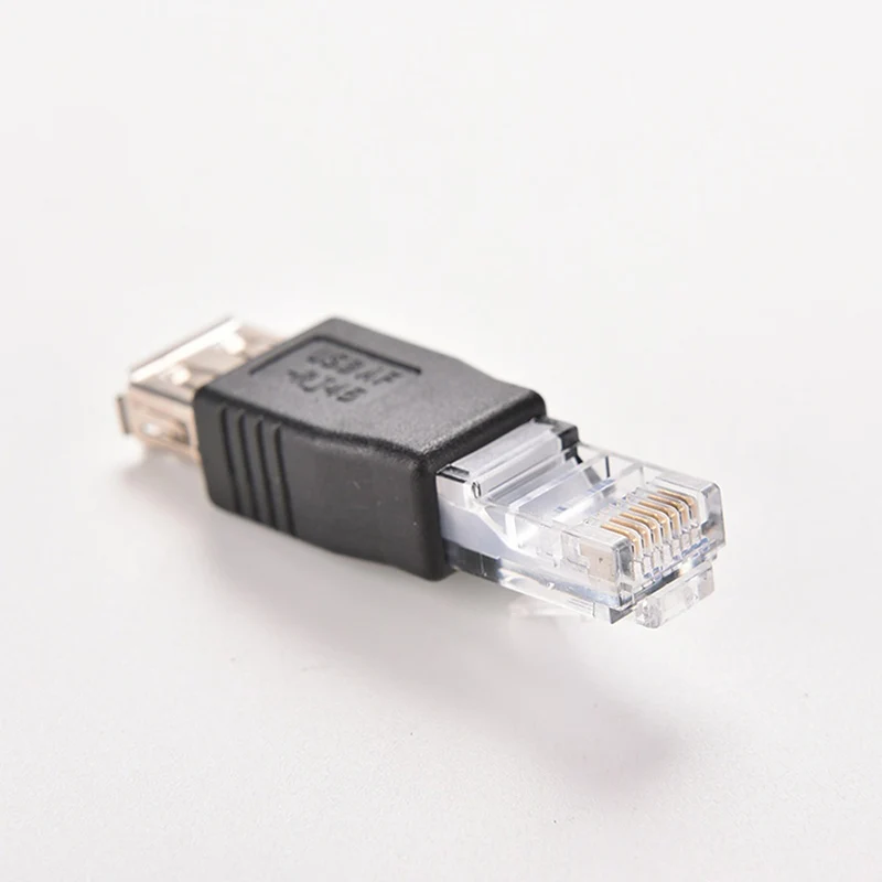2 шт. ПК USB для RJ45 Женский Ethernet Интернет разъем адаптера OUJ99| |