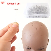 wig making t pins 1 5 inch for holding wigs hair extender wig fixing blocking knitting modelling and crafts100pcs t pins