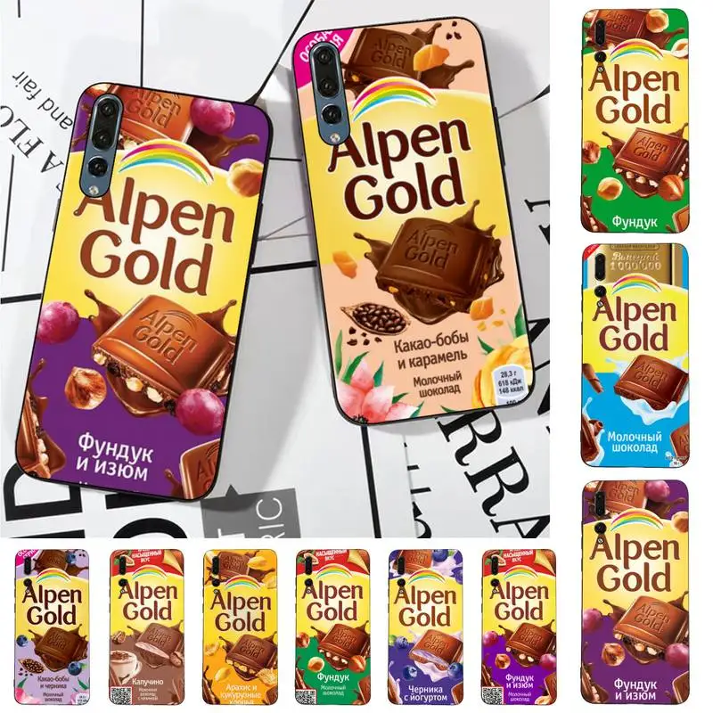 

Alpen Gold Chocolate Russian Phone Case for Huawei P30 40 20 10 8 9 lite pro plus Psmart2019