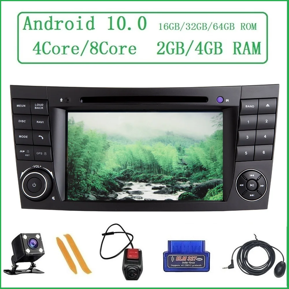 ZLTOOPAI для Mercedes Benz E Class W211 E300 CLK W209 CLS W219 мультимедийный плеер Android 10 авто радио FM DVD CD