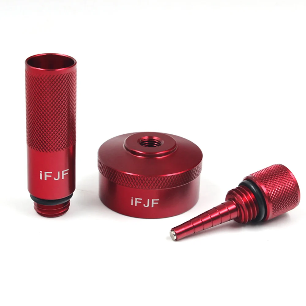 Алюминиевый красный удлиненный переходник с газовой крышкой, воронка для замены беспорядка, магнитный наконечник, щуп для масла для Honda eu2000i eu10i