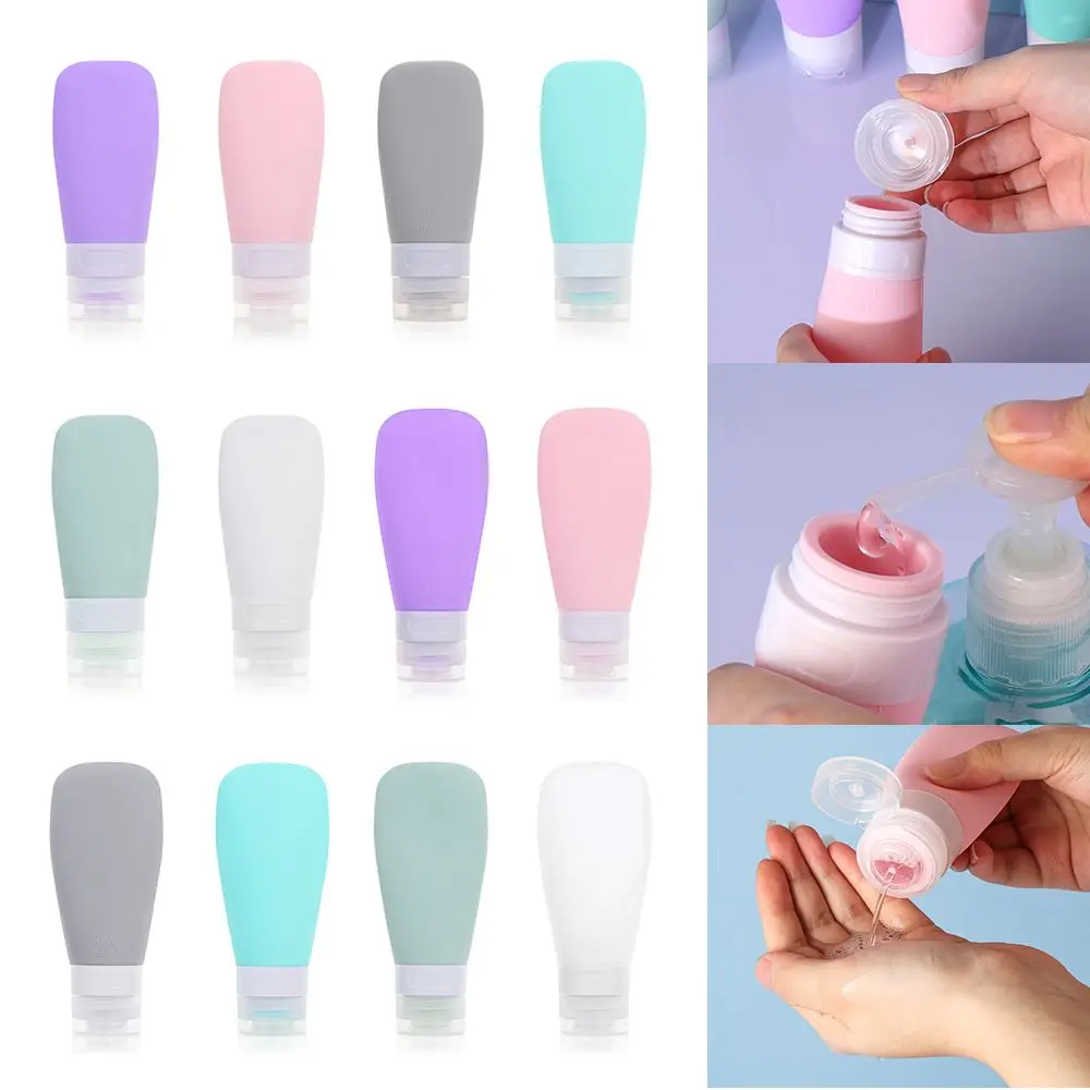 

Travel accessories Refillable Shampoo Portable Silicone Bottle Squeeze Container Empty Bottles Sub-bottling Tube