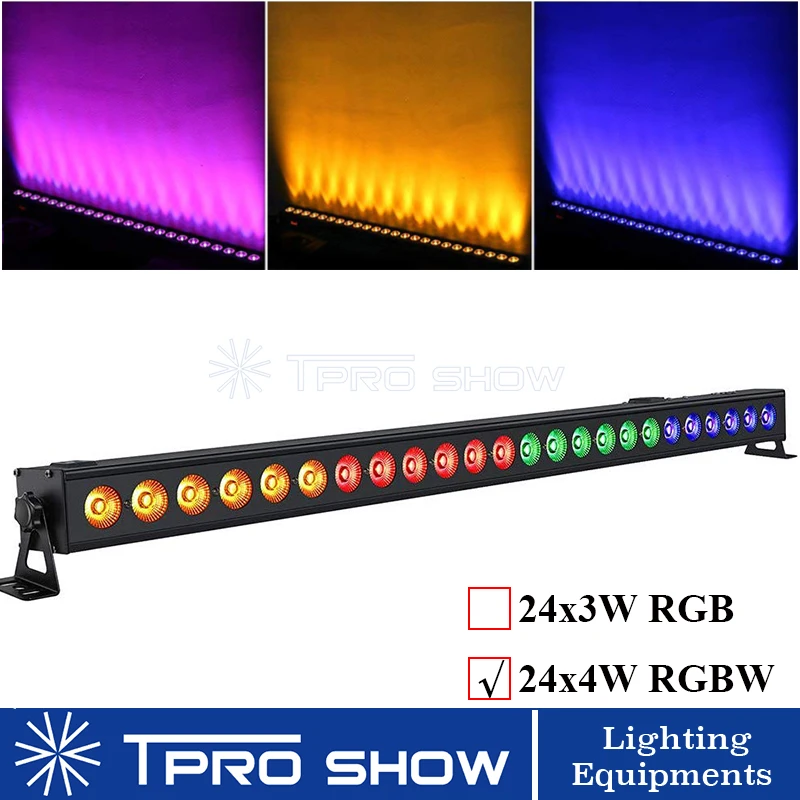 Светодиодный бар RGBW светодиодный настенный светильник омывающего 24x4 Вт Лира