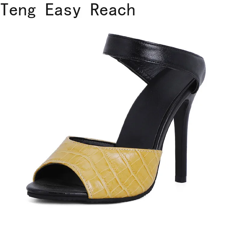 

2021Summer Women Slippers Fashion Narrow Band Sexy Open Toe Sandal Shoes Ladies Thin High Heel Beach Slides Party Prom Shoes