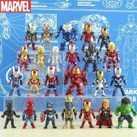 the avengers thor thanos ironman hulk spiderman captain american anime action figures collectible model doll toy for children