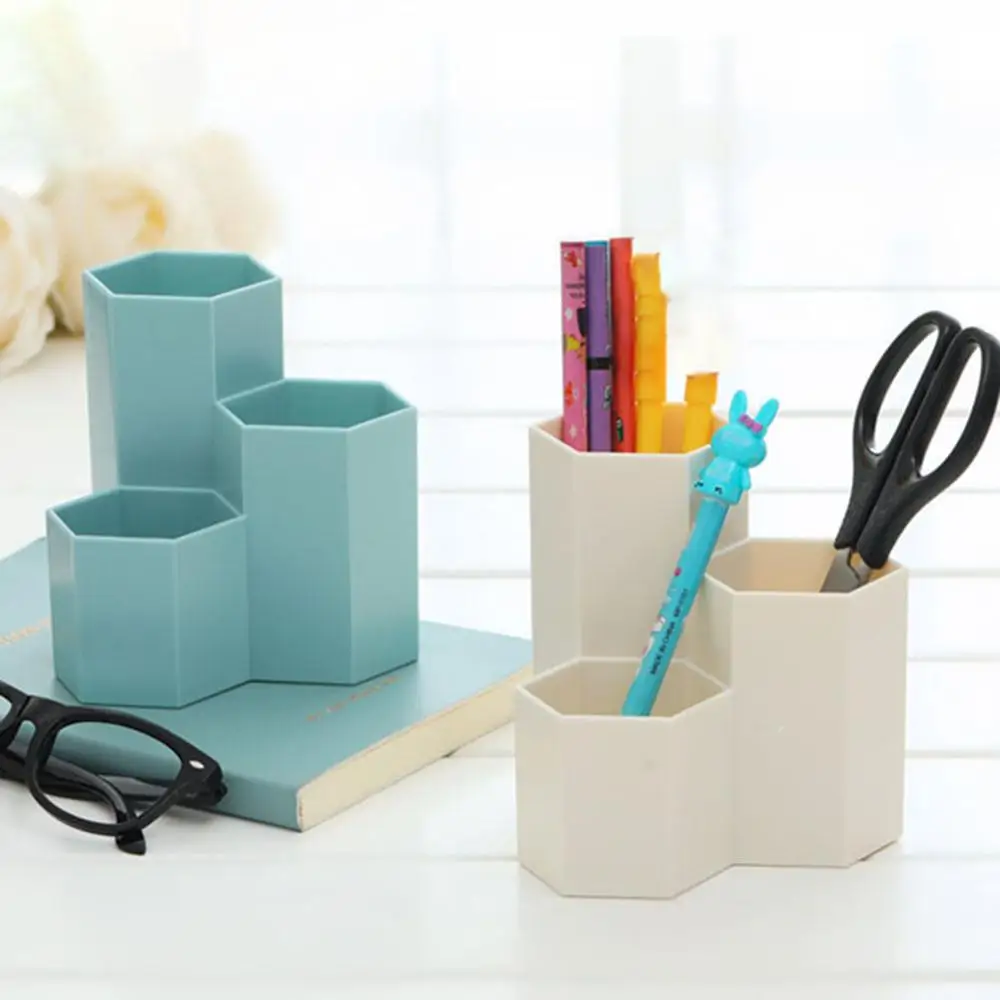 Новый шестигранный ABS Настольный Органайзер держатель для косметики настольная