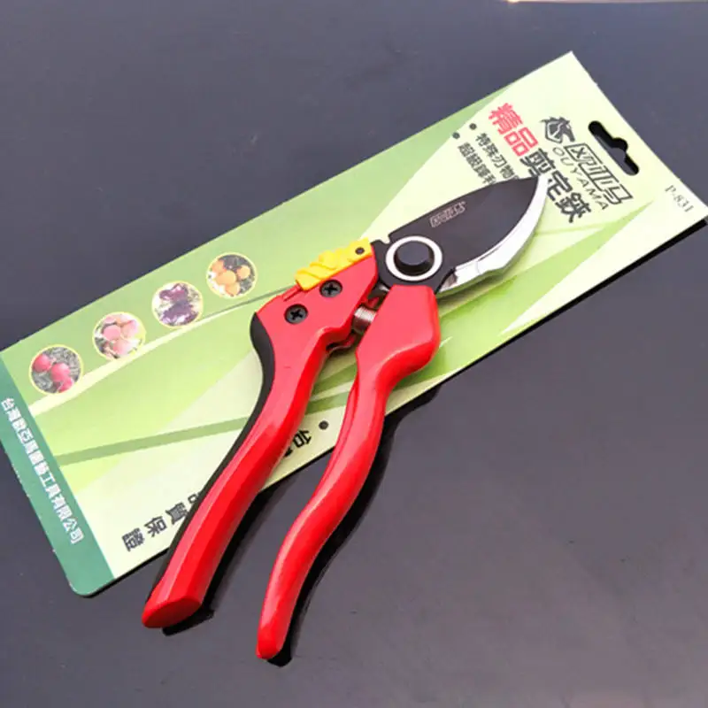 Садовые ручные инструменты для обрезки секаторов с пружинными удобными ручками