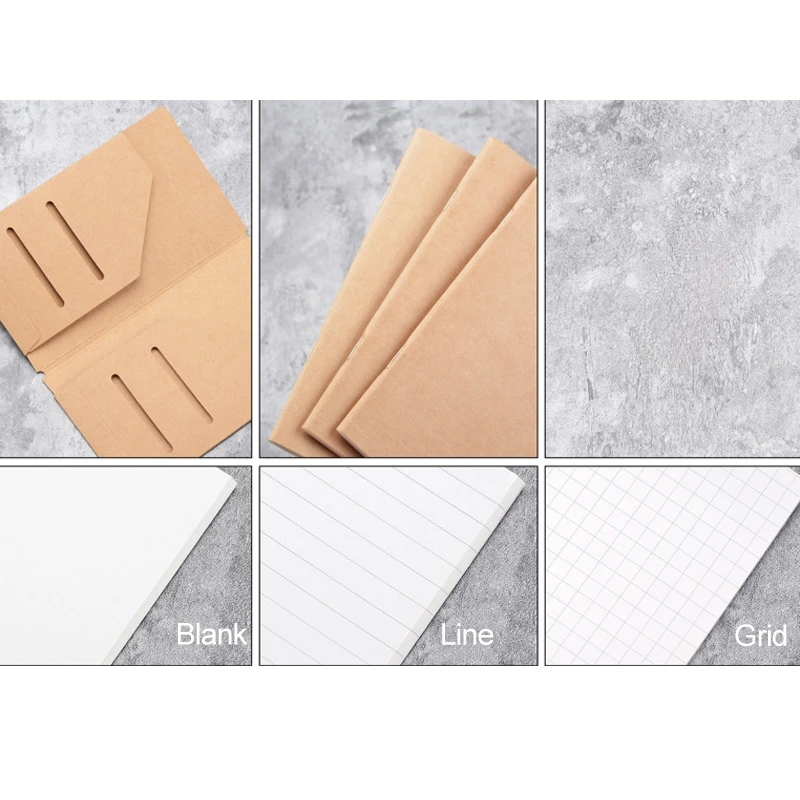 Заправляемые вставки для блокнота ручной работы из кожи TN сменные внутренние