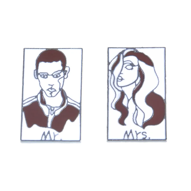 Современная популярная брошь в стиле панк для мужчин и женщин с капающим маслом