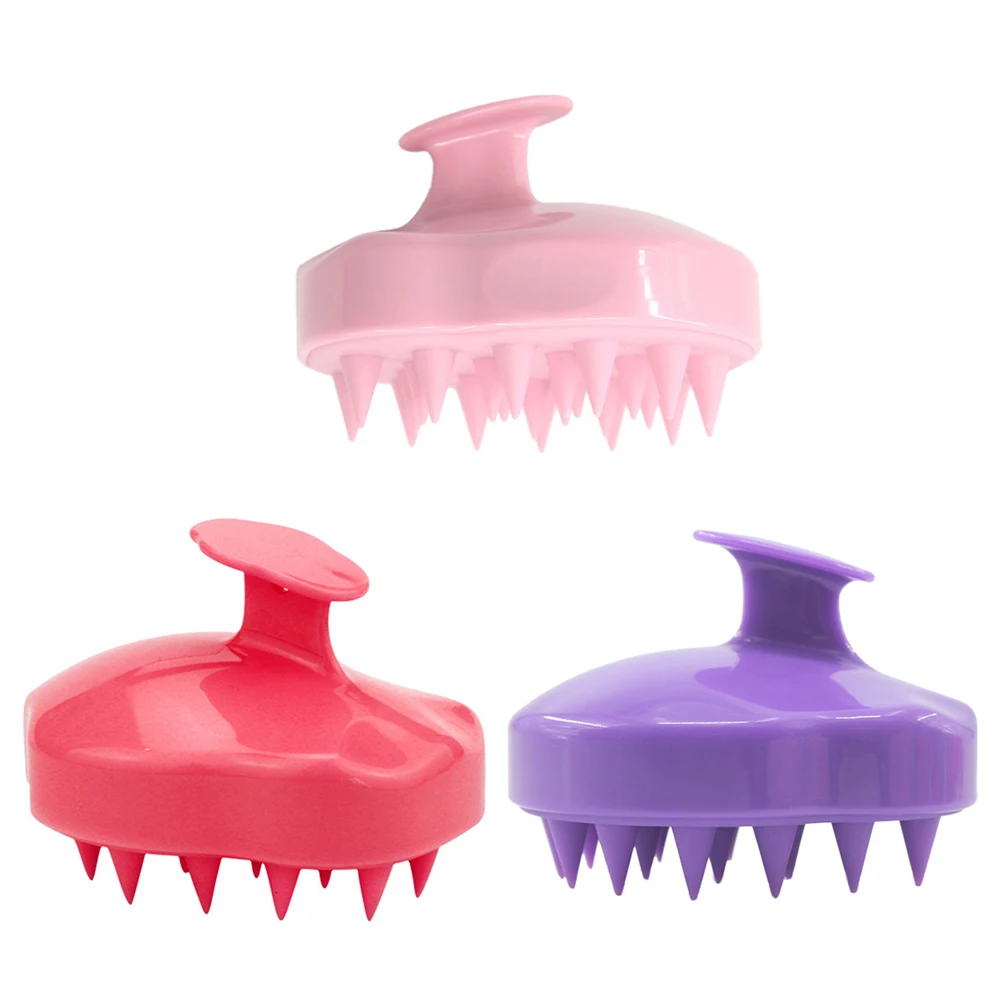 

Silicone Head Body Scalp Massage Brush Shampoo Hair Washing Comb Shower Brush Portable Bath Spa Slimming Massage Tool