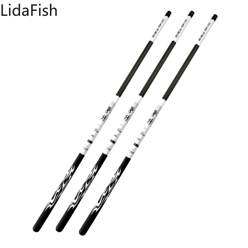 LidaFish 2.7-10M High Quality Super light Telescopic Fishing Rod Carbon Portable Super Hard Stream Rod Carp Feeder Fishing Pole enlarge