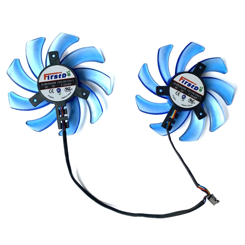 2 шт. 85 мм 4PIN FDC10H12S9-C RX470 вентилятор охлаждения для его RX 470 IceQ X2 Turbo 4 Гб OC 4GB RX474 RX570 RX574